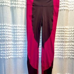 Lululemon high-rise two tone leggings